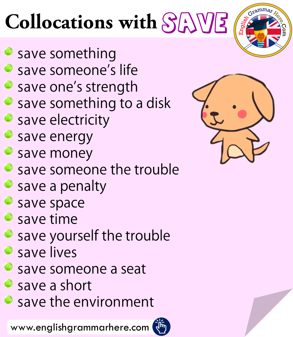 16 Useful Collocations about SAVE in English